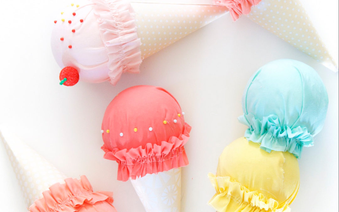 Girls Bedroom Ideas | Fun DIY Ice Cream Cones