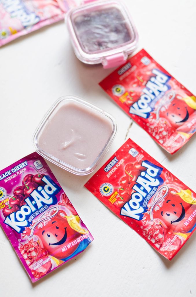 DIY lip balm KoolAid Spa Party