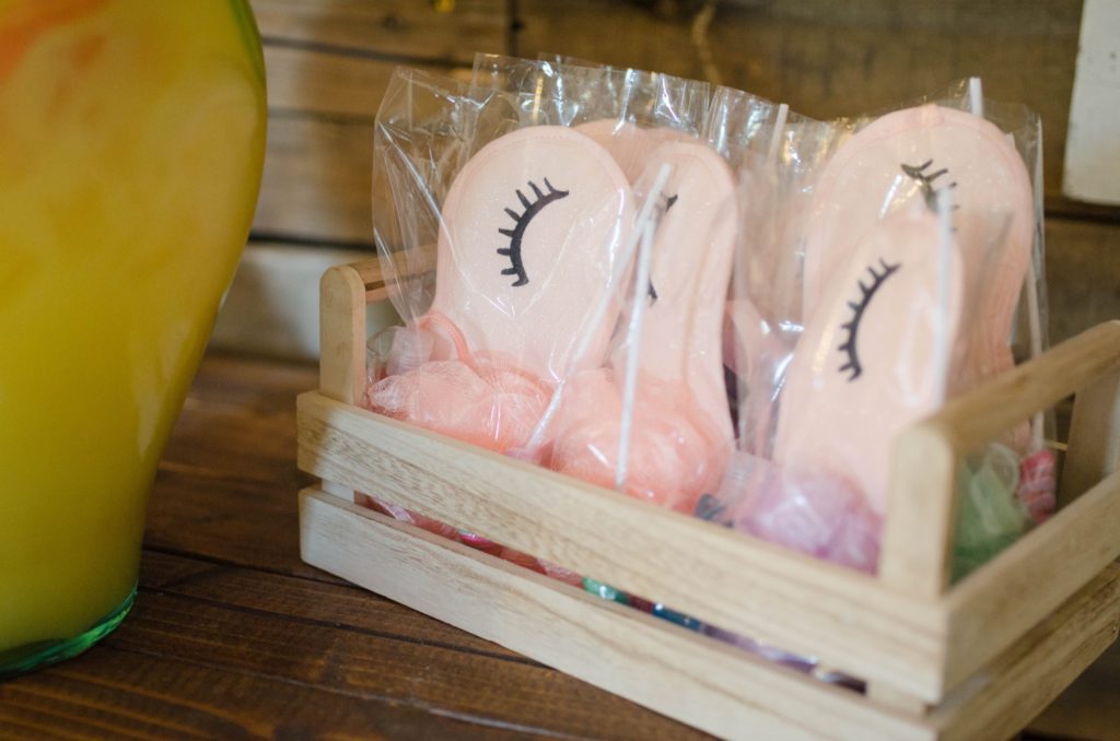 Girls spa party favors